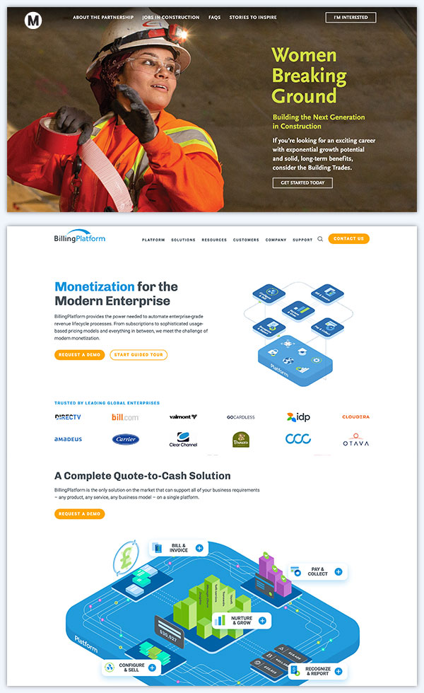 Billing Platform - SAAS WordPress Website