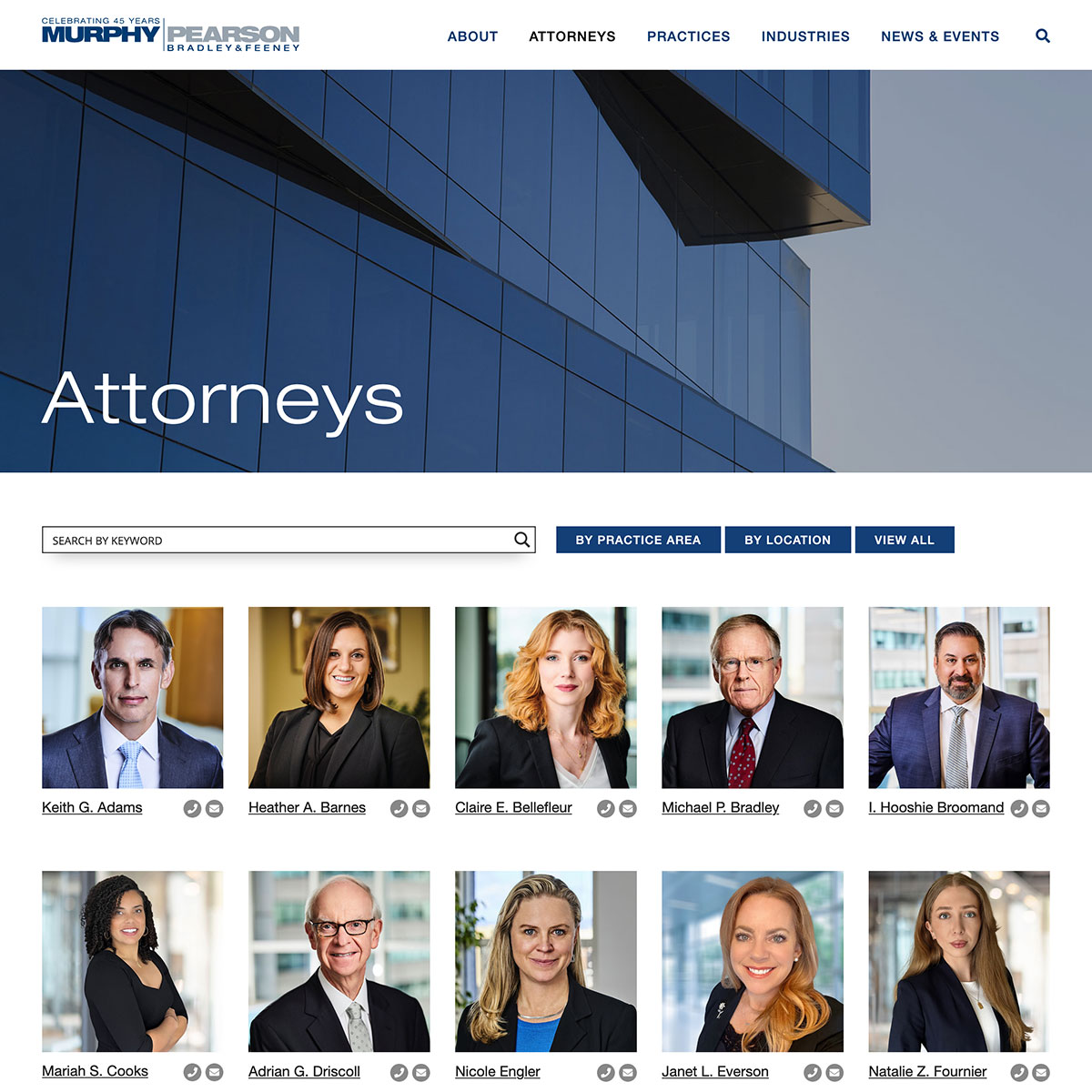 MPBF Law Website Screenshot